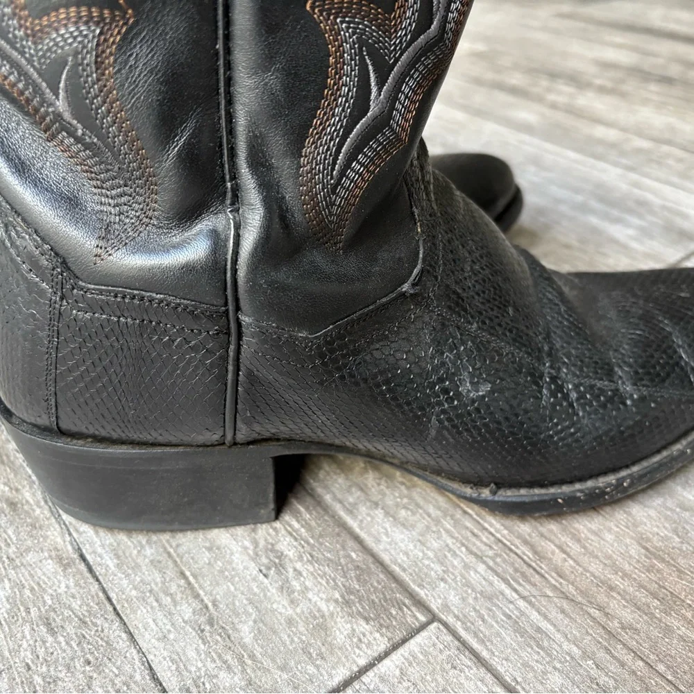 Dan Post Water Snake Cowboy Boots - Picture 3 of 7